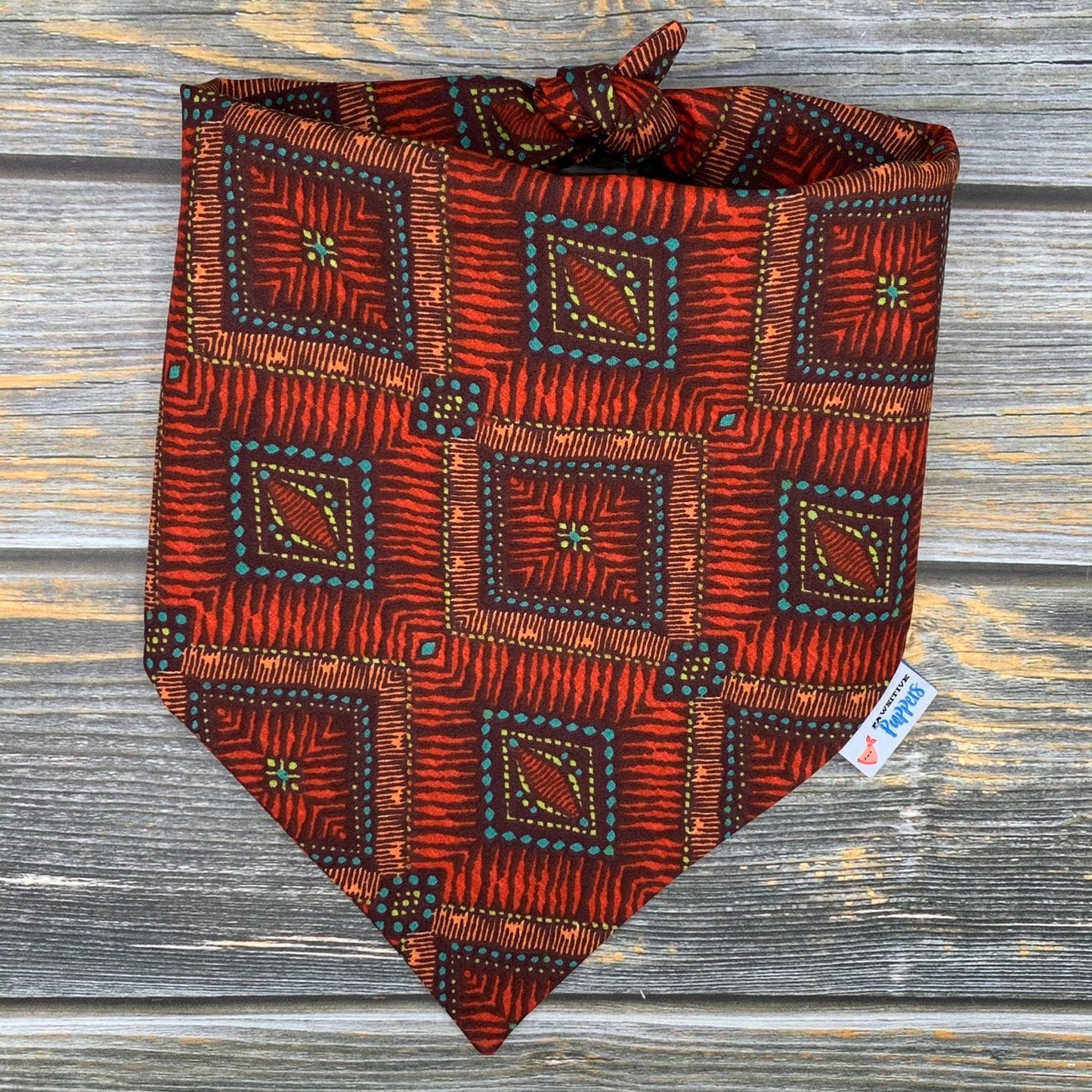 African Tribal Dog Bandana