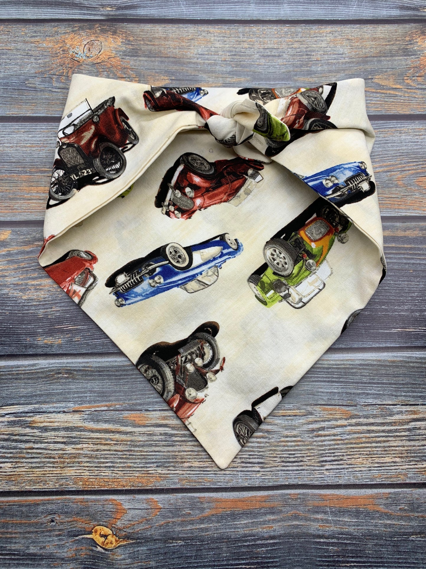 Antique Cars Dog Bandana