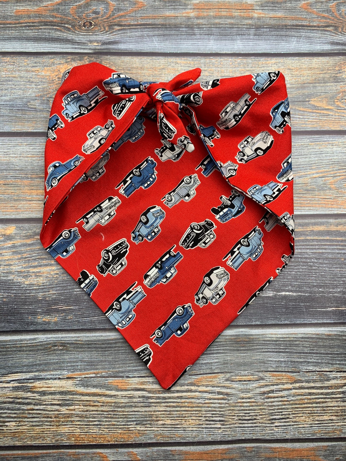 Antique Trucks Dog Bandana