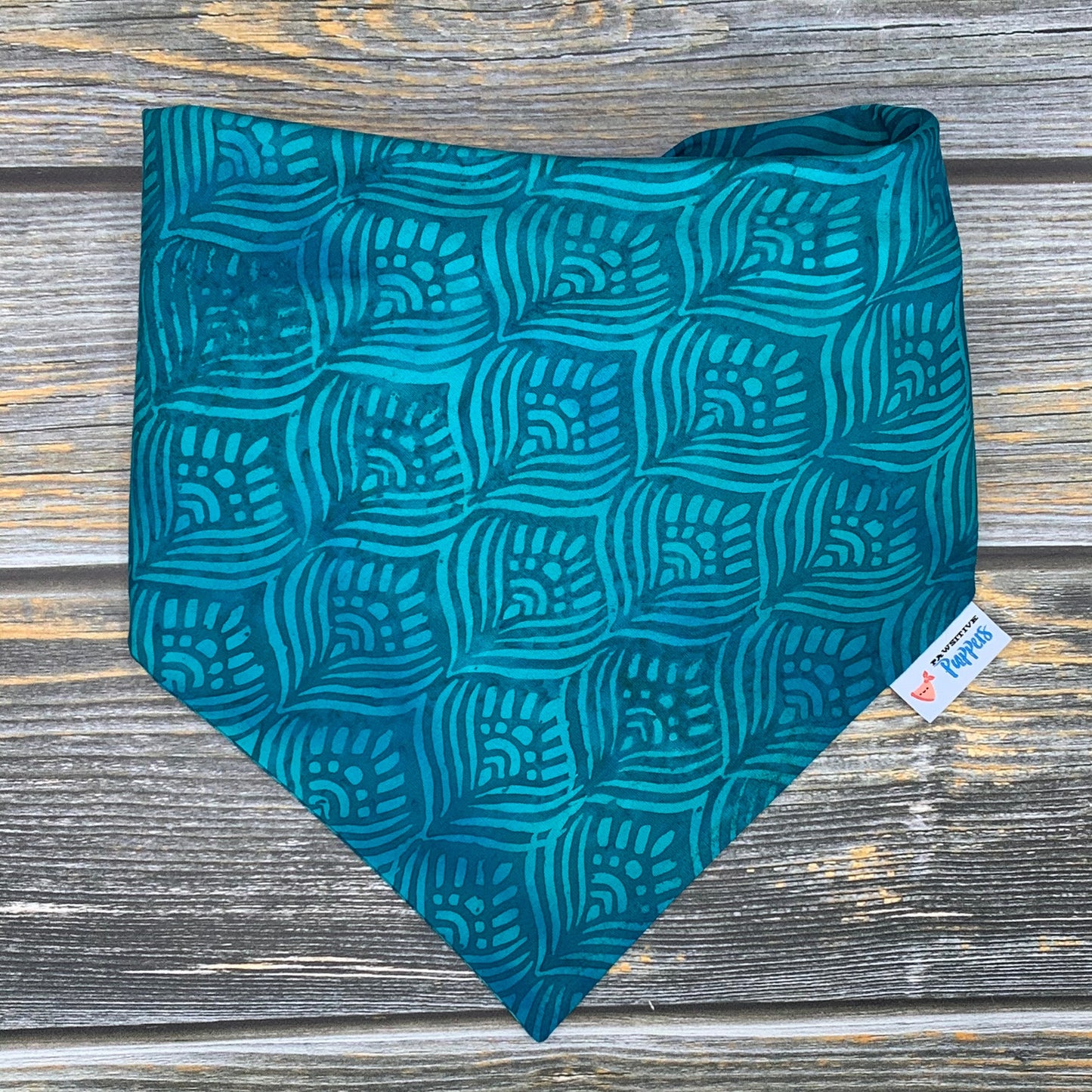 Art Deco Feather Dog Bandana