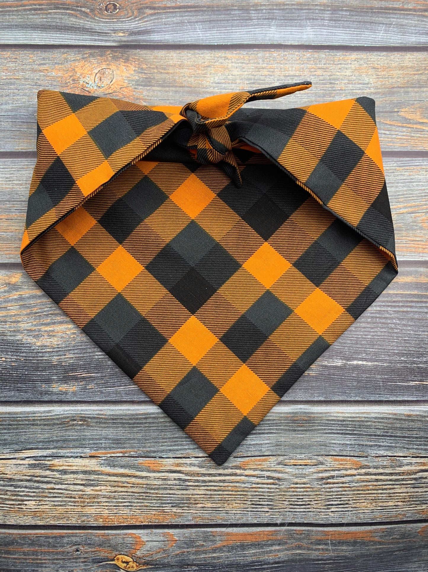 Autumn Buffalo Check Dog Bandana