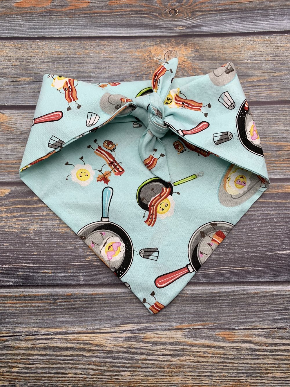 Bacon and Eggs Dog Bandana