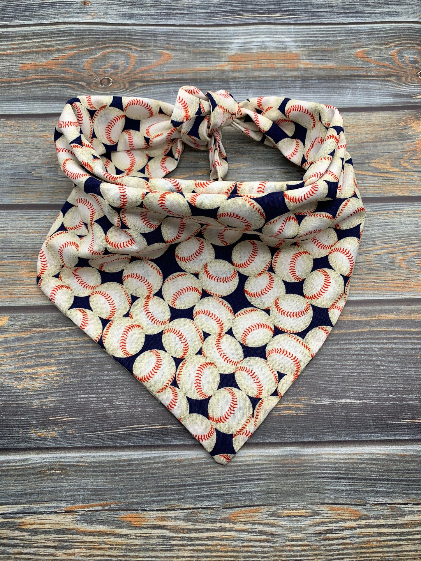 Baseballs Dog Bandana
