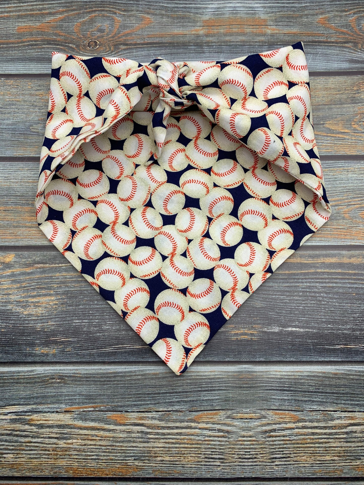 Baseballs Dog Bandana