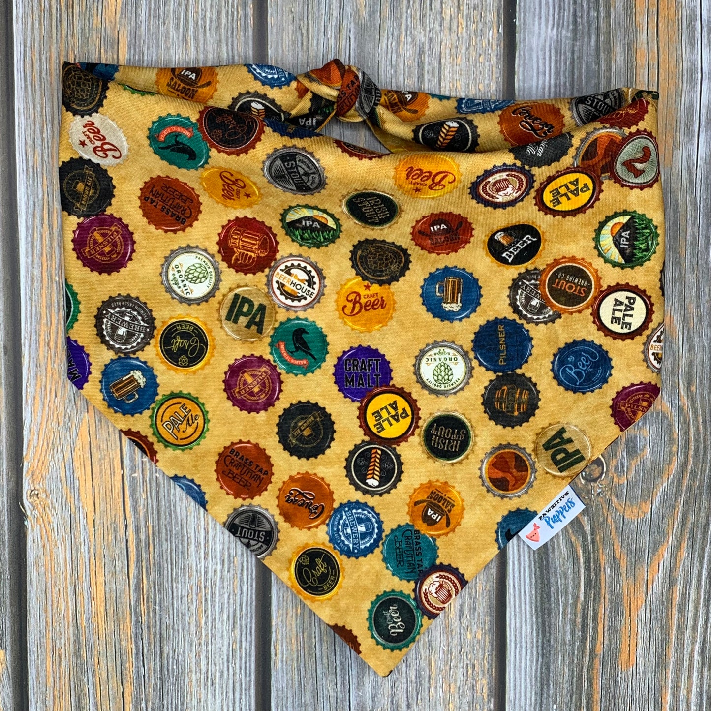 Beer Caps Dog Bandana
