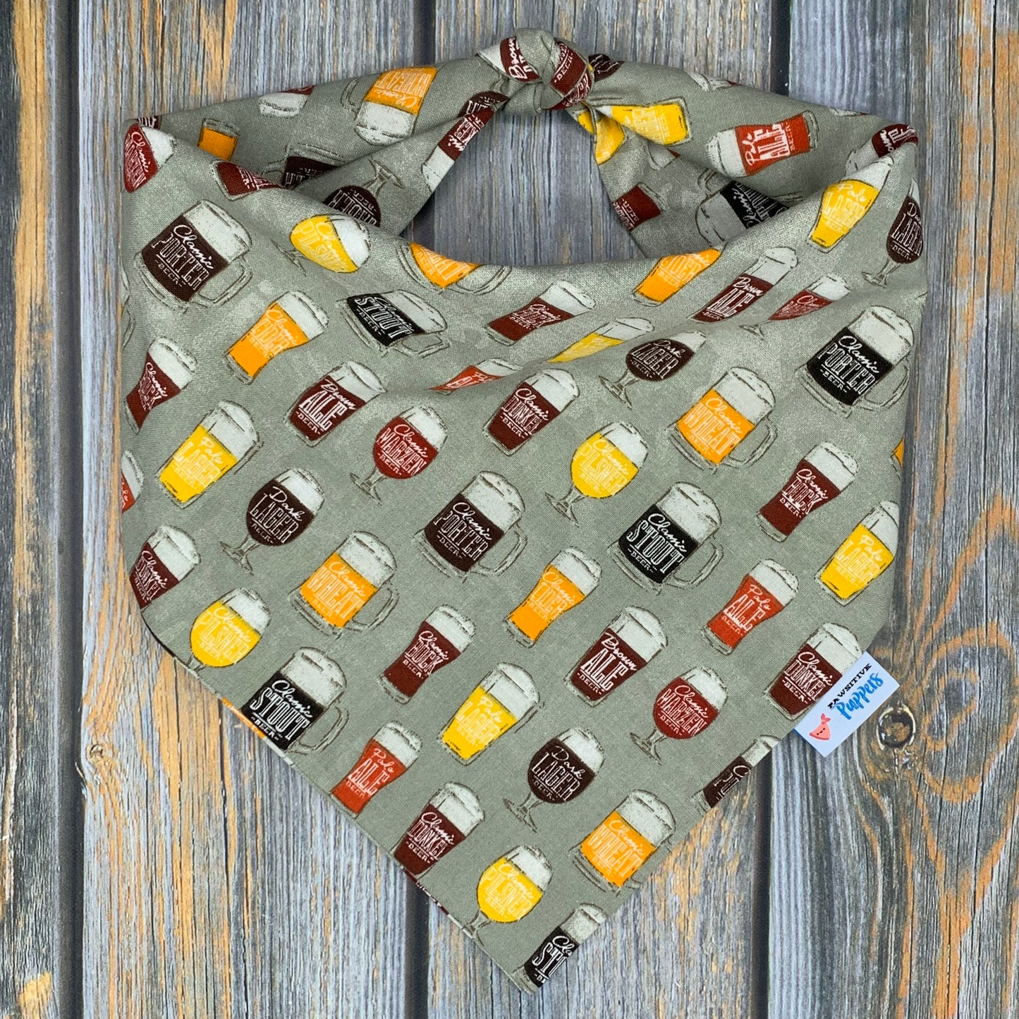 Beer Mugs Dog Bandana