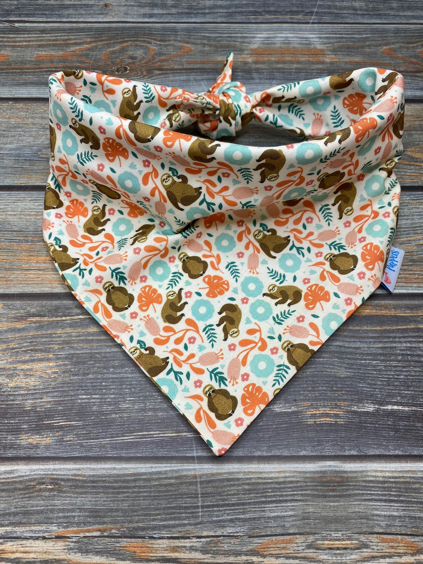 Born to Be Mild Sloth Dog Bandana