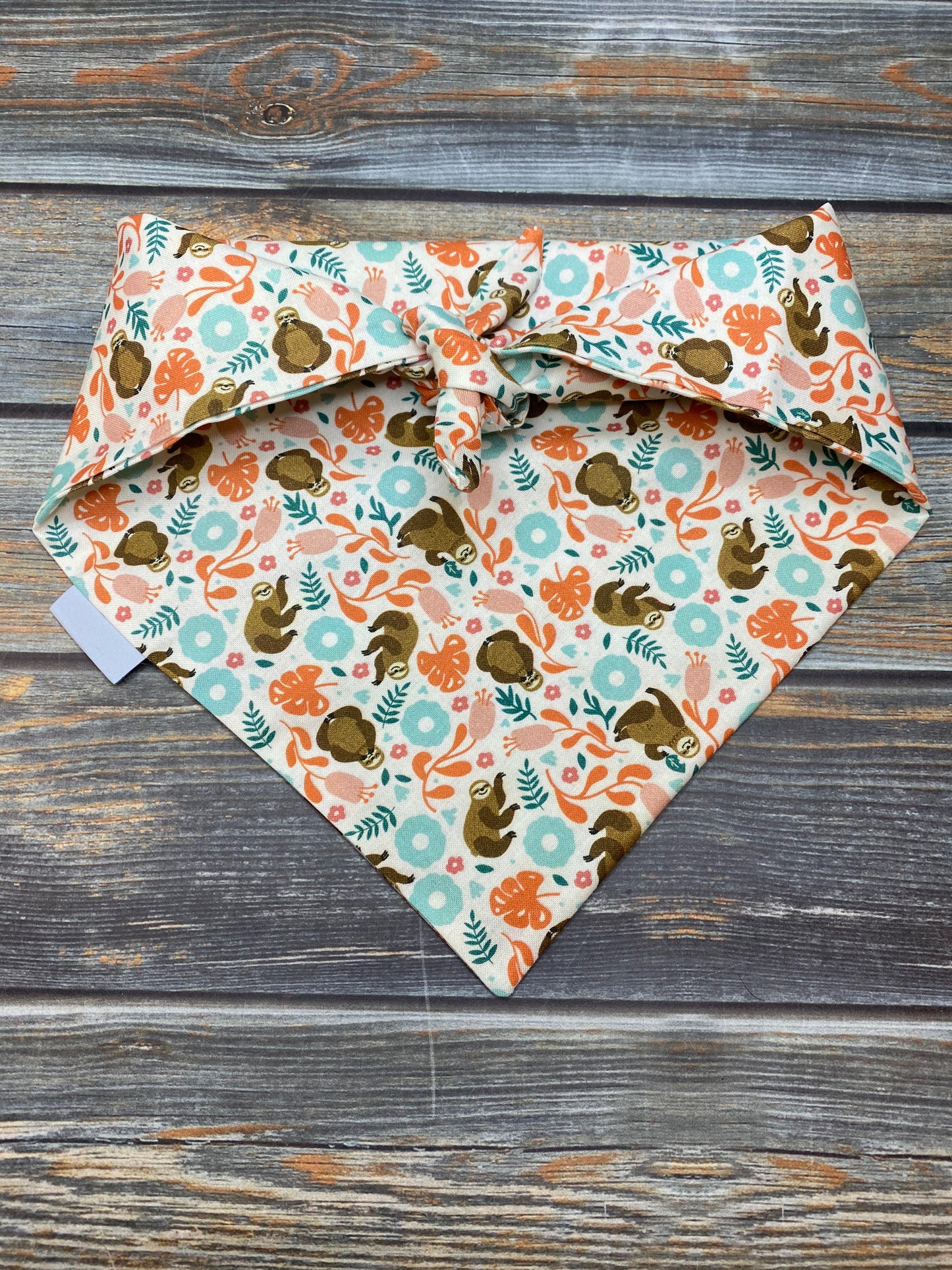 Born to Be Mild Sloth Dog Bandana