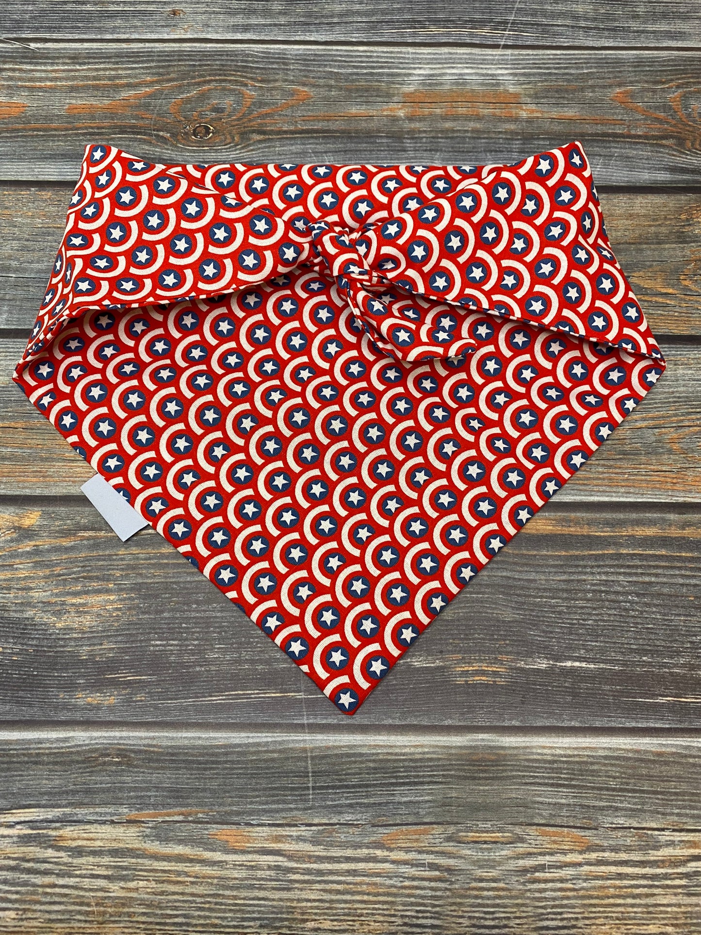 Team Captain America Dog Bandana