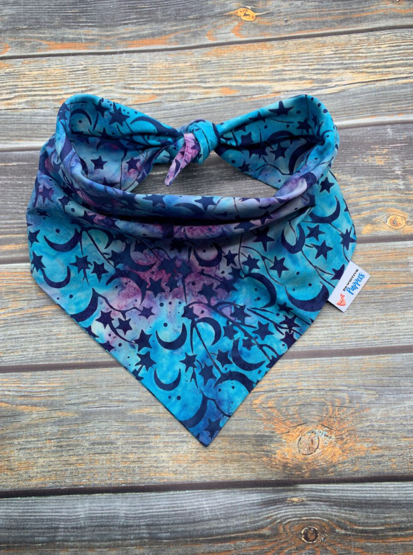 Celestial Batik Dog Bandana