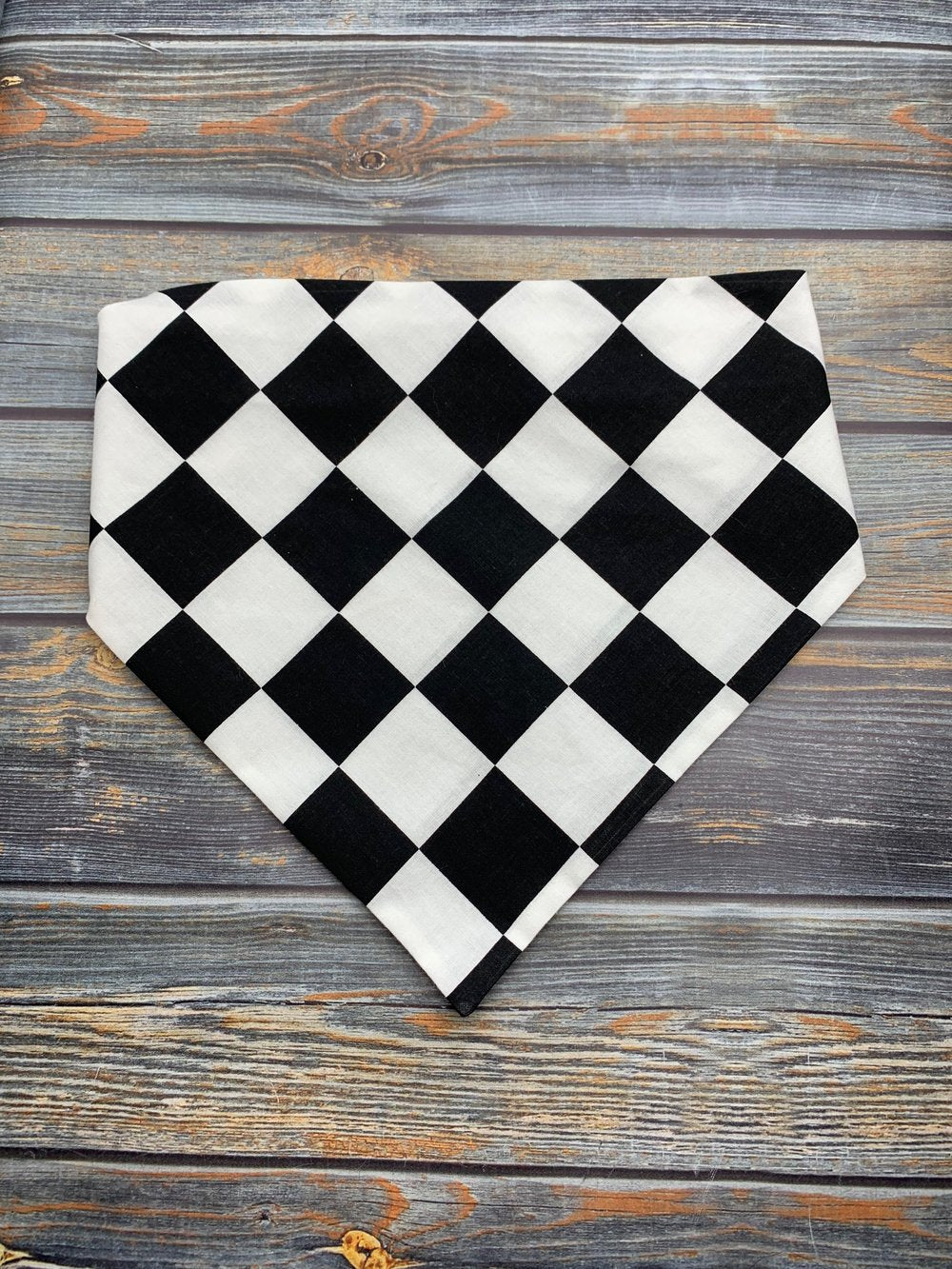 Checkered Flag Dog Bandana