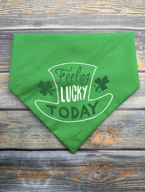 Feeling Lucky Today Dog Bandana