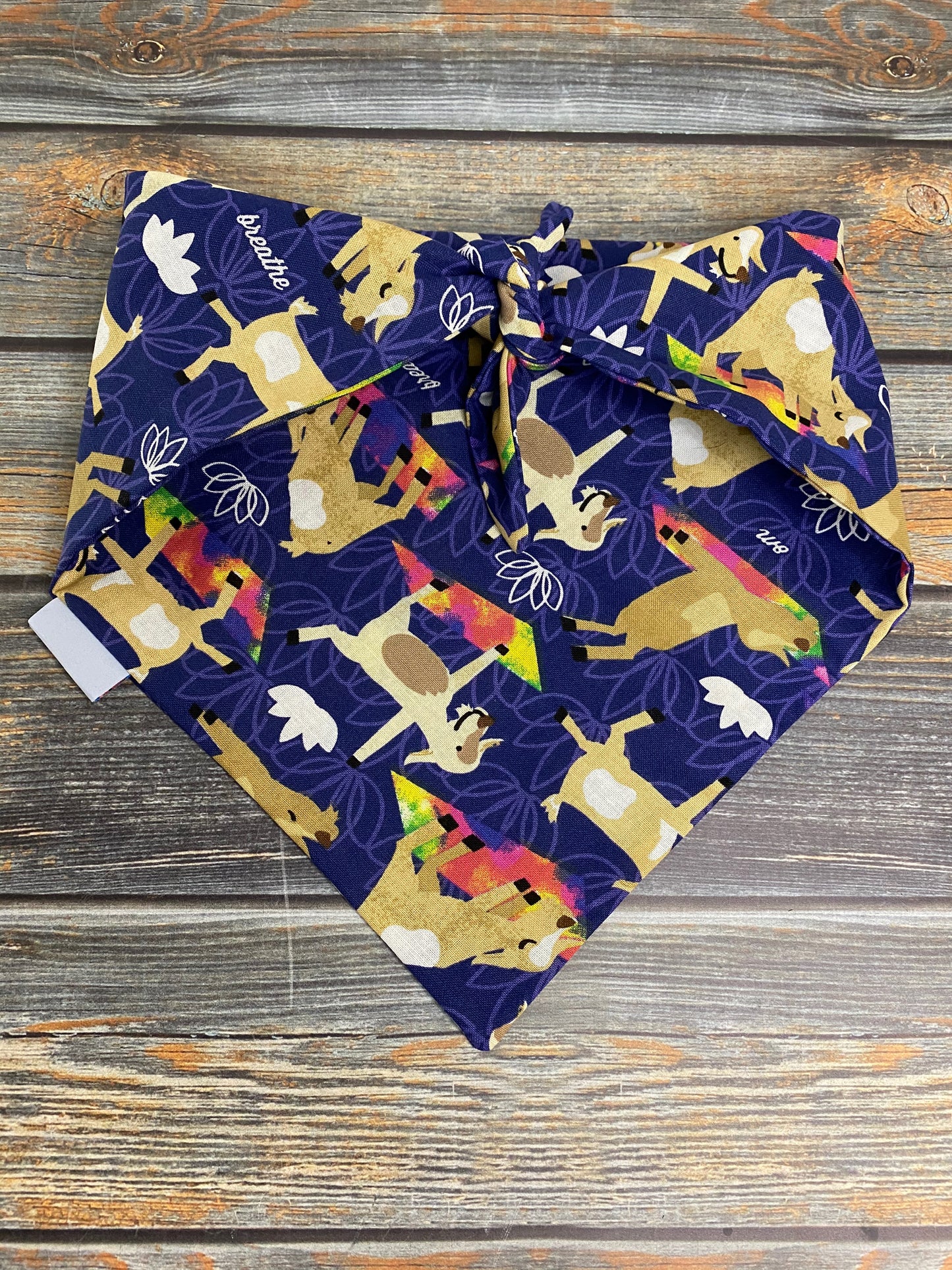 Goat Yoga Dog Bandana