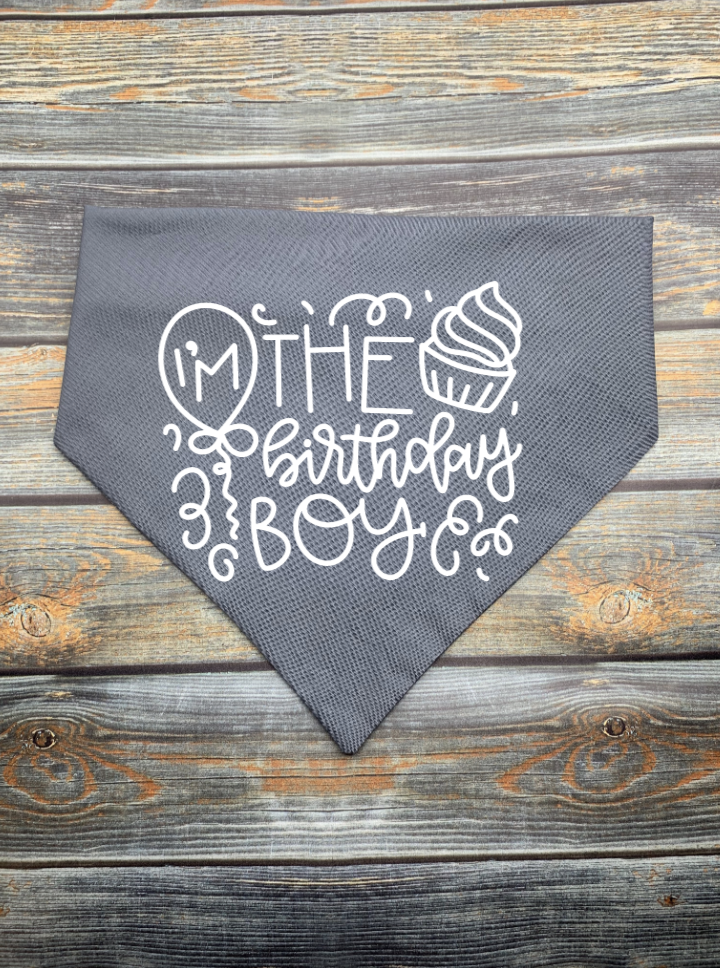 I'm the Birthday Boy Dog Bandana