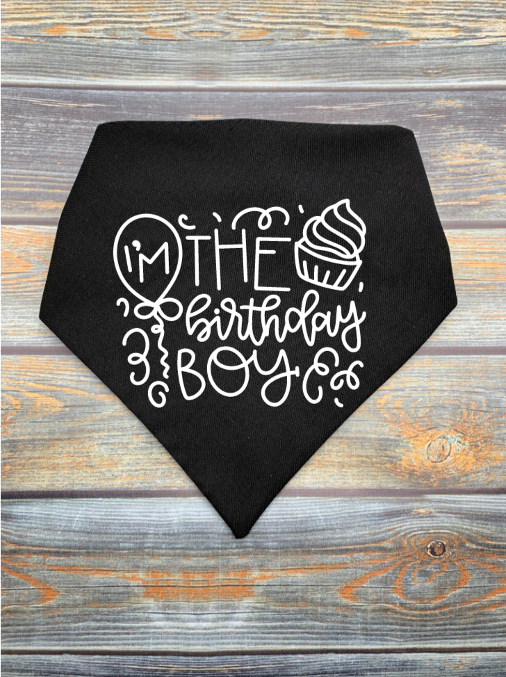 I'm the Birthday Boy Dog Bandana