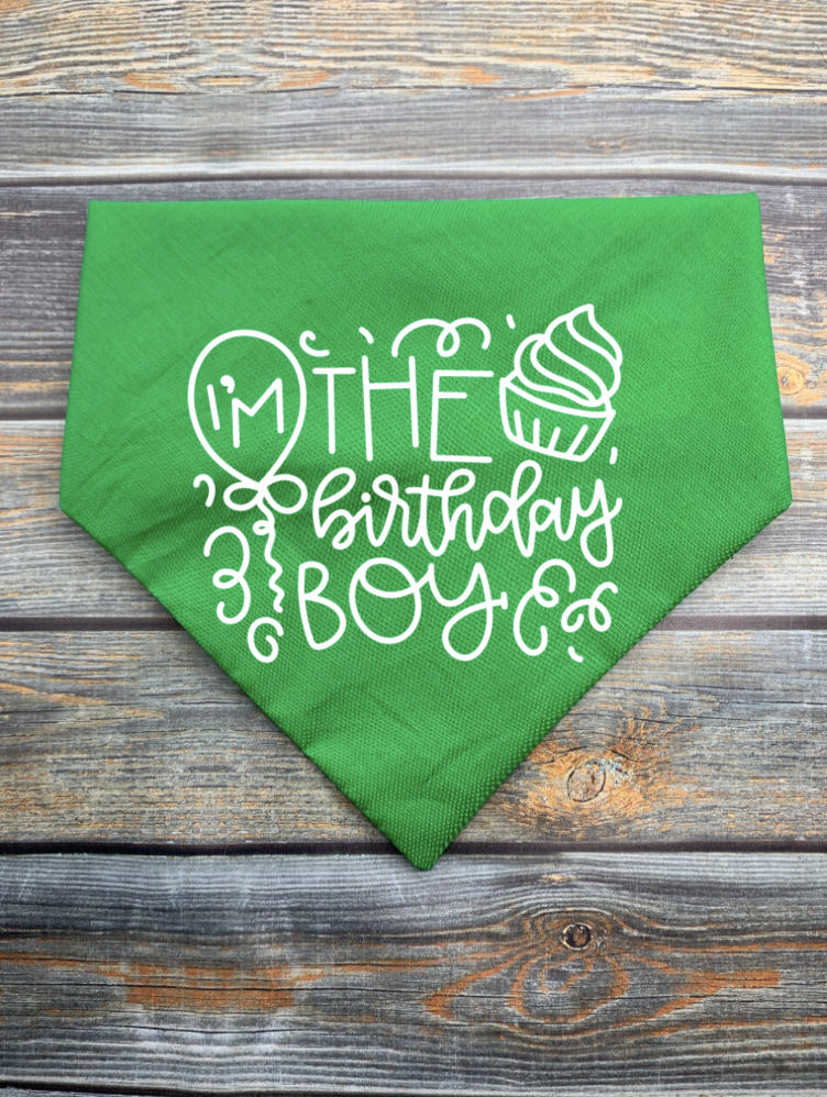 I'm the Birthday Boy Dog Bandana