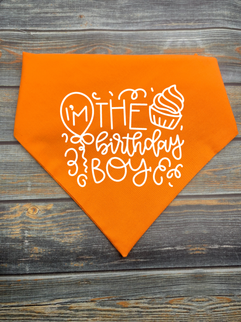 I'm the Birthday Boy Dog Bandana