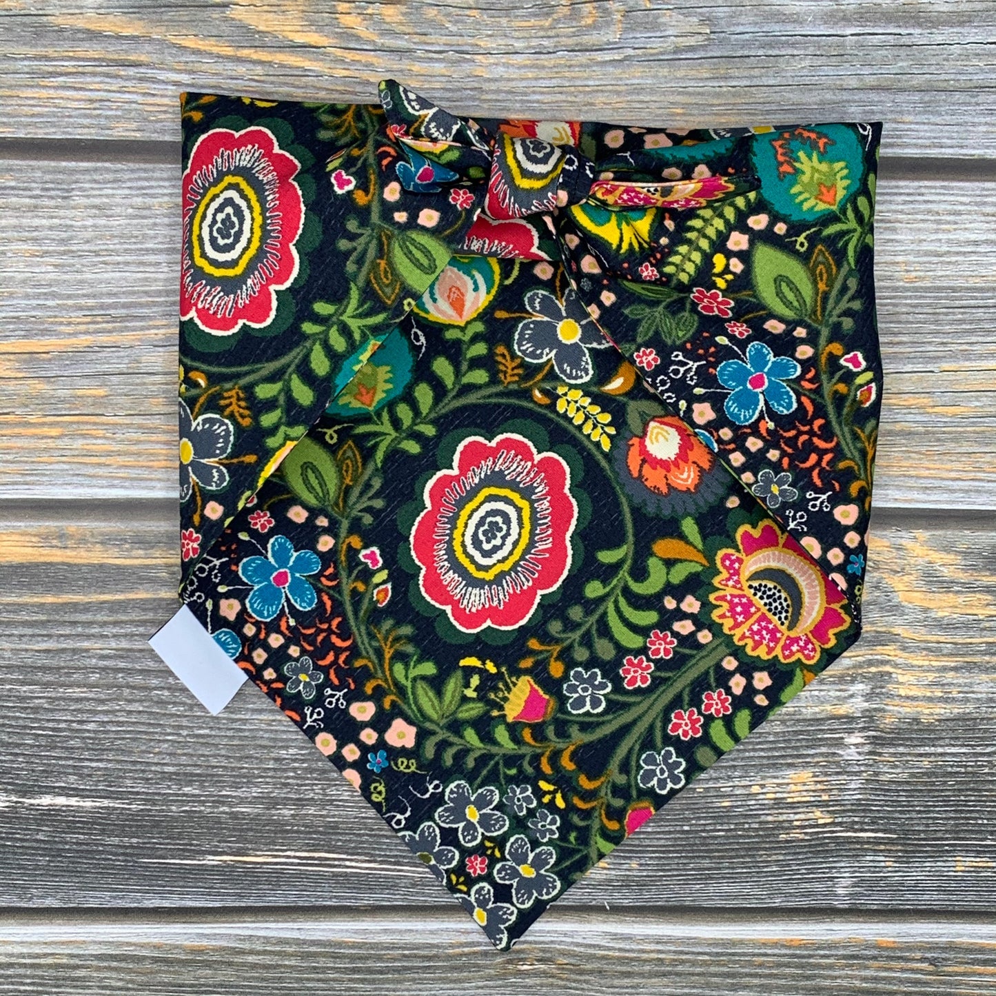 Ikat Floral Dog Bandana