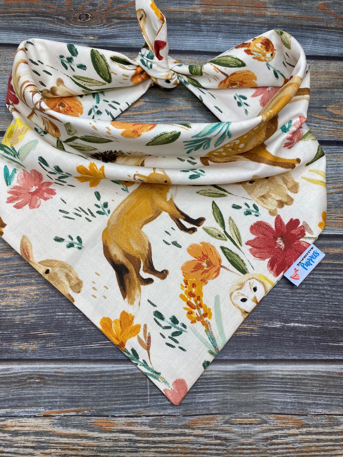 Into the Woods Dog Bandana