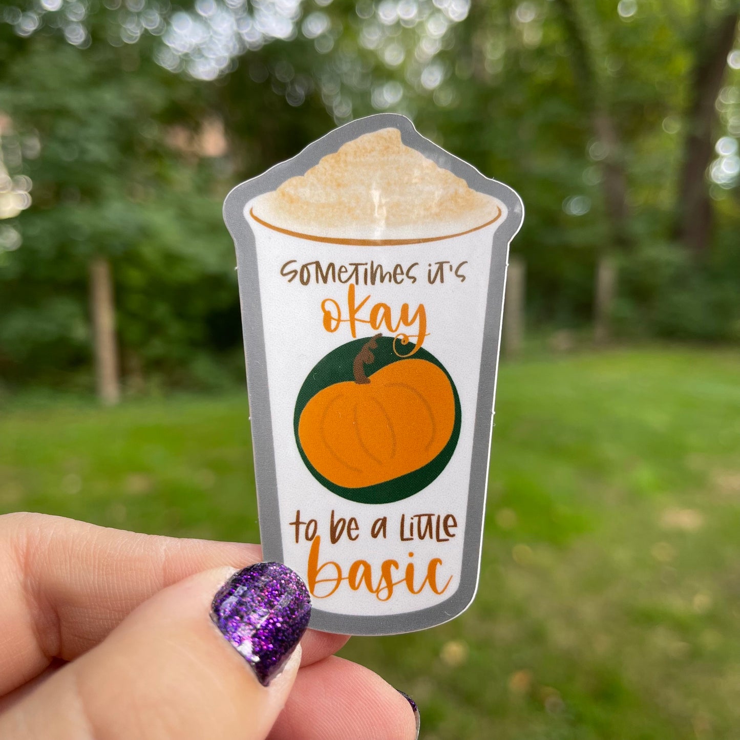 Pumpkin Spice Latte Sticker