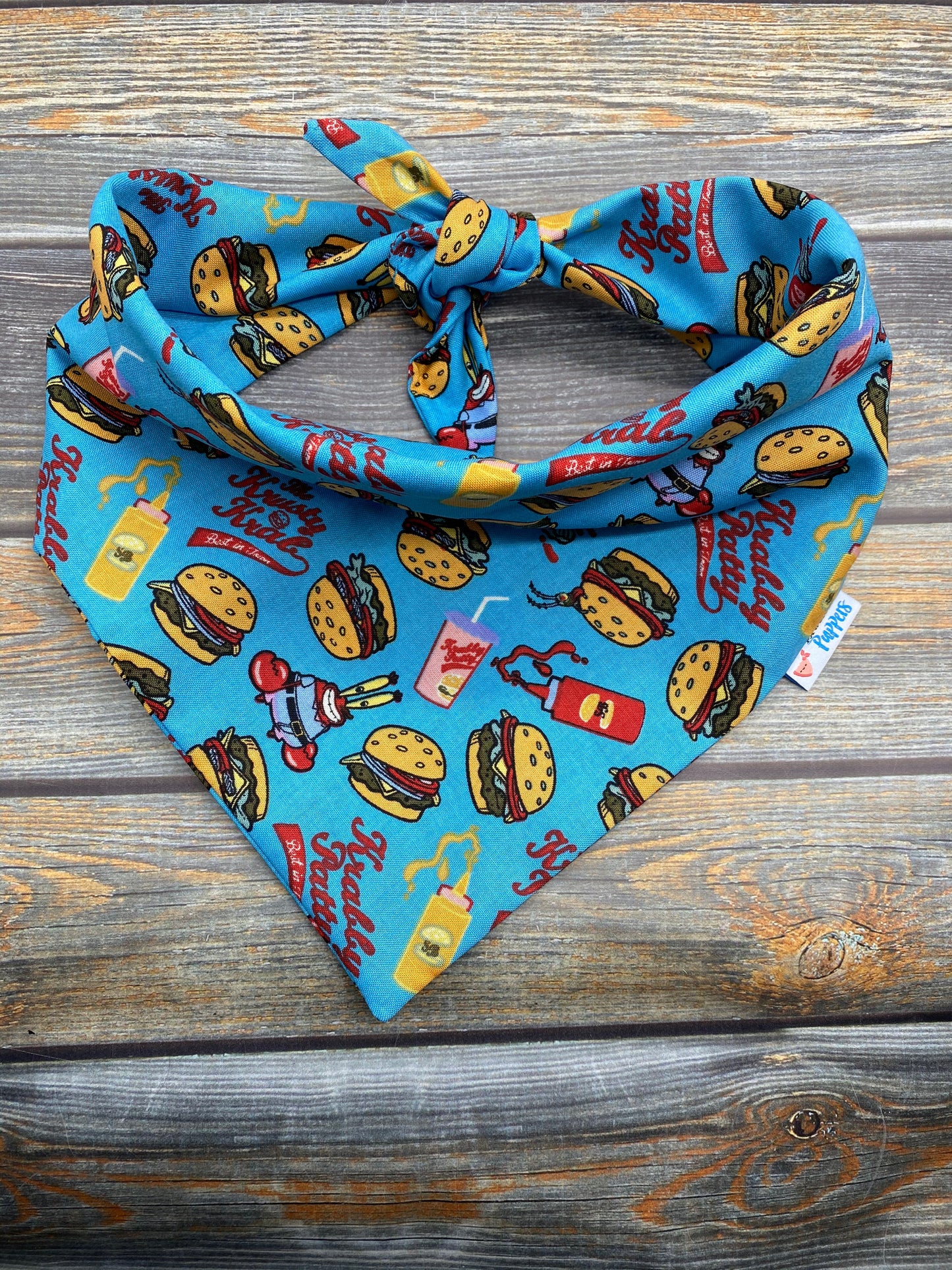 Spongebob Krabby Patty Dog Bandana