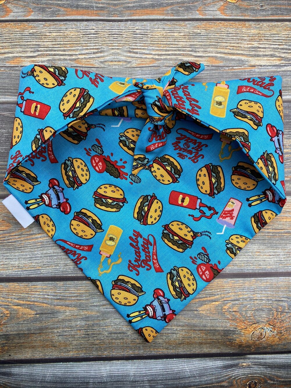 Spongebob Krabby Patty Dog Bandana