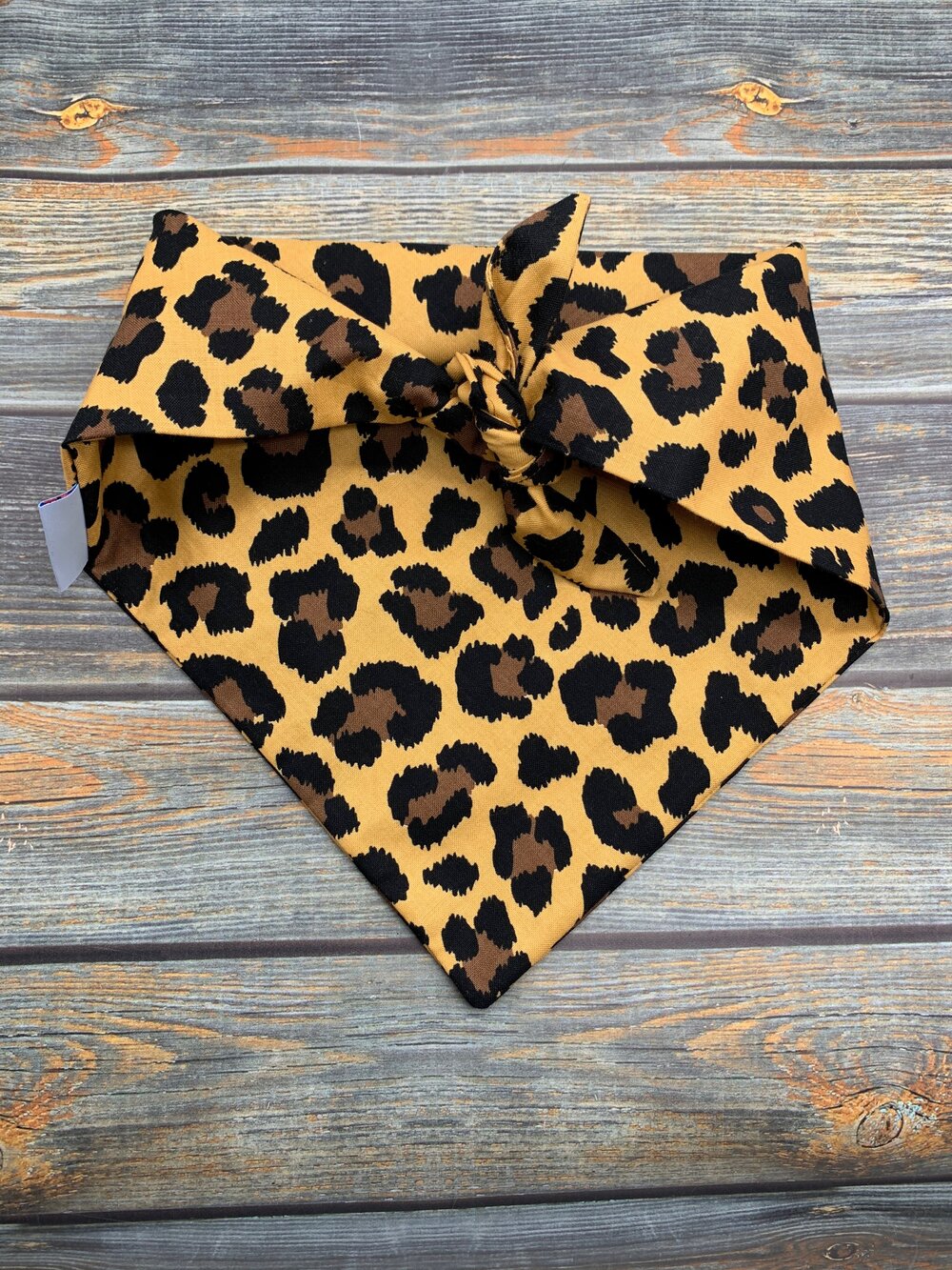 Leopard Print Dog Bandana
