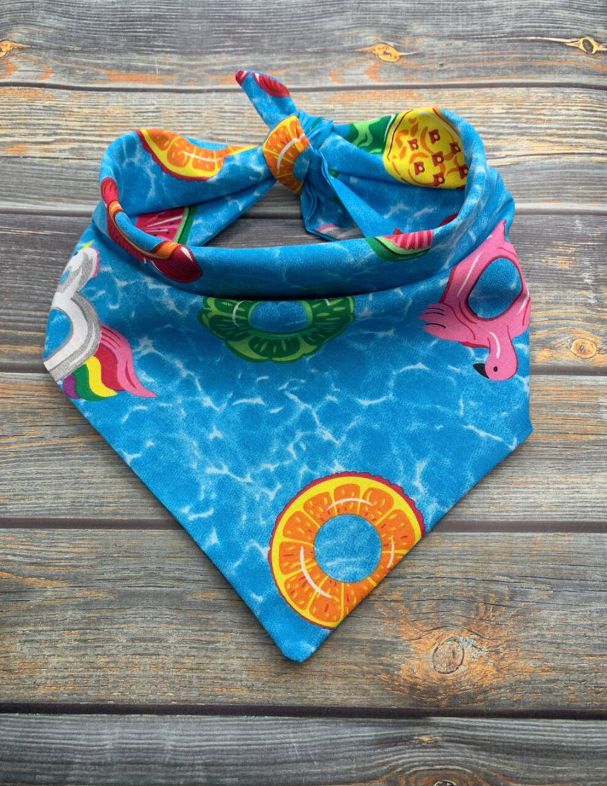 Let's Float Dog Bandana