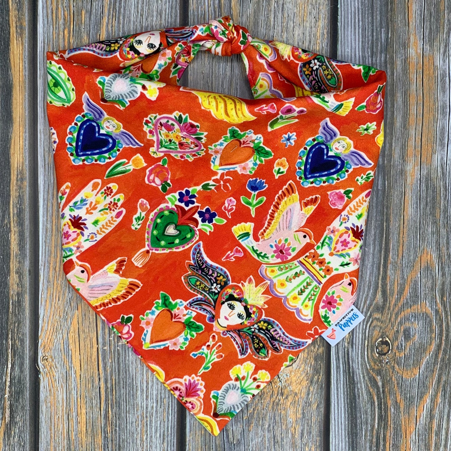 Mexican Folk Art Dog Bandana