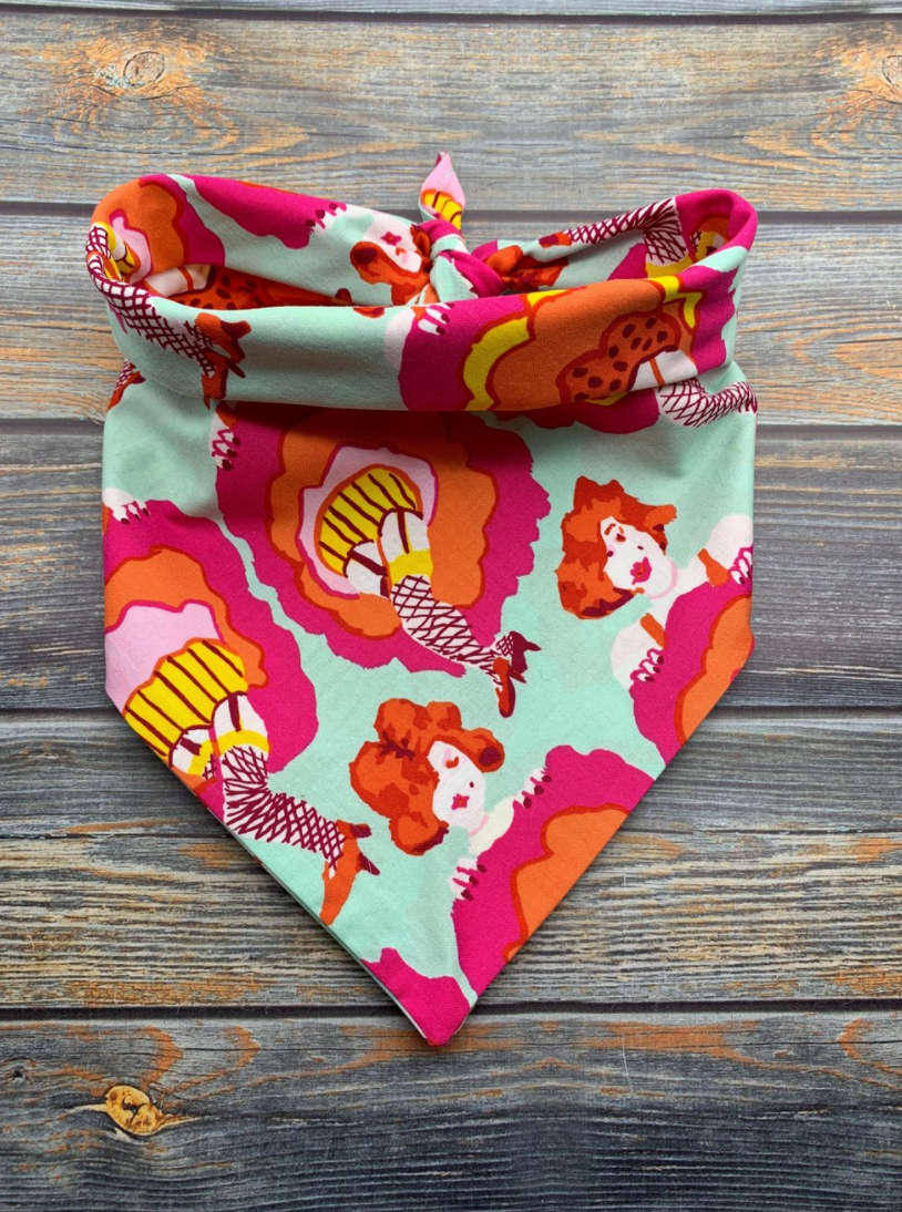 Mint Can-Can Girls Dog Bandana