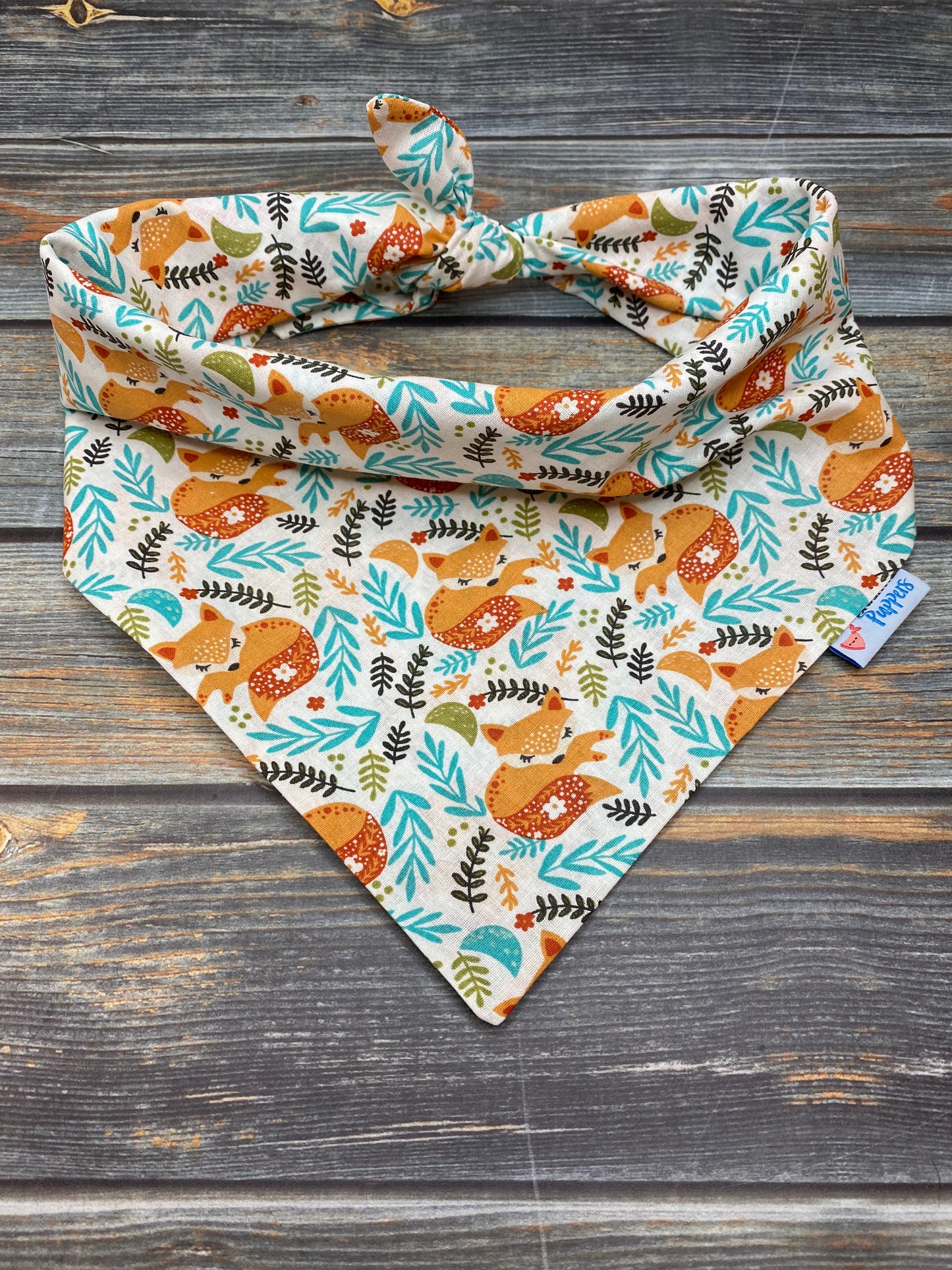 Napping Fox Dog Bandana