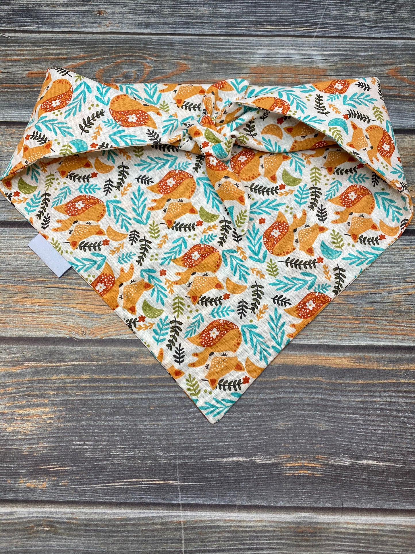 Napping Fox Dog Bandana