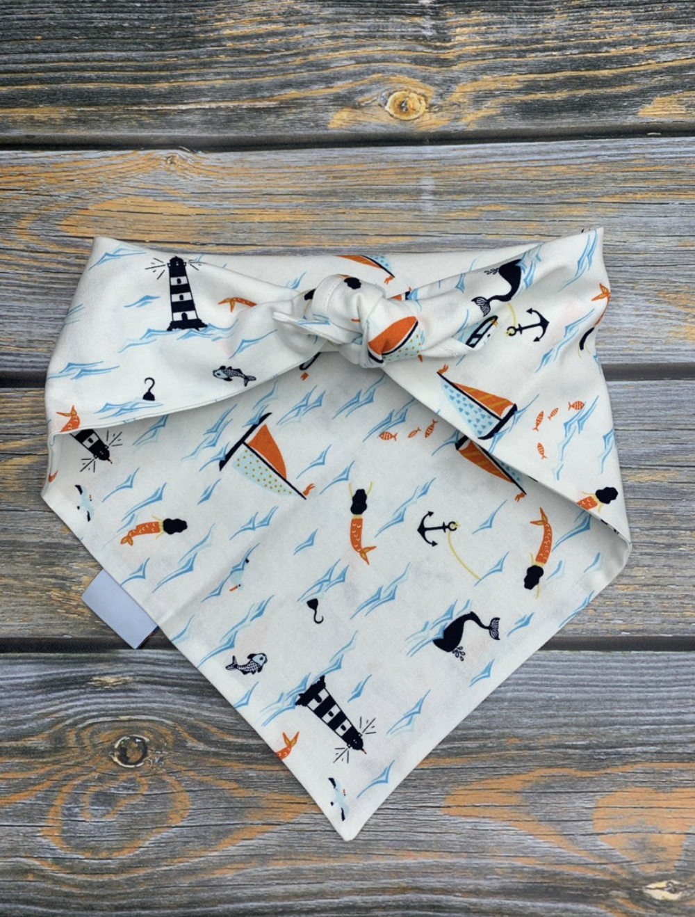 Nautical Mermaid Dog Bandana
