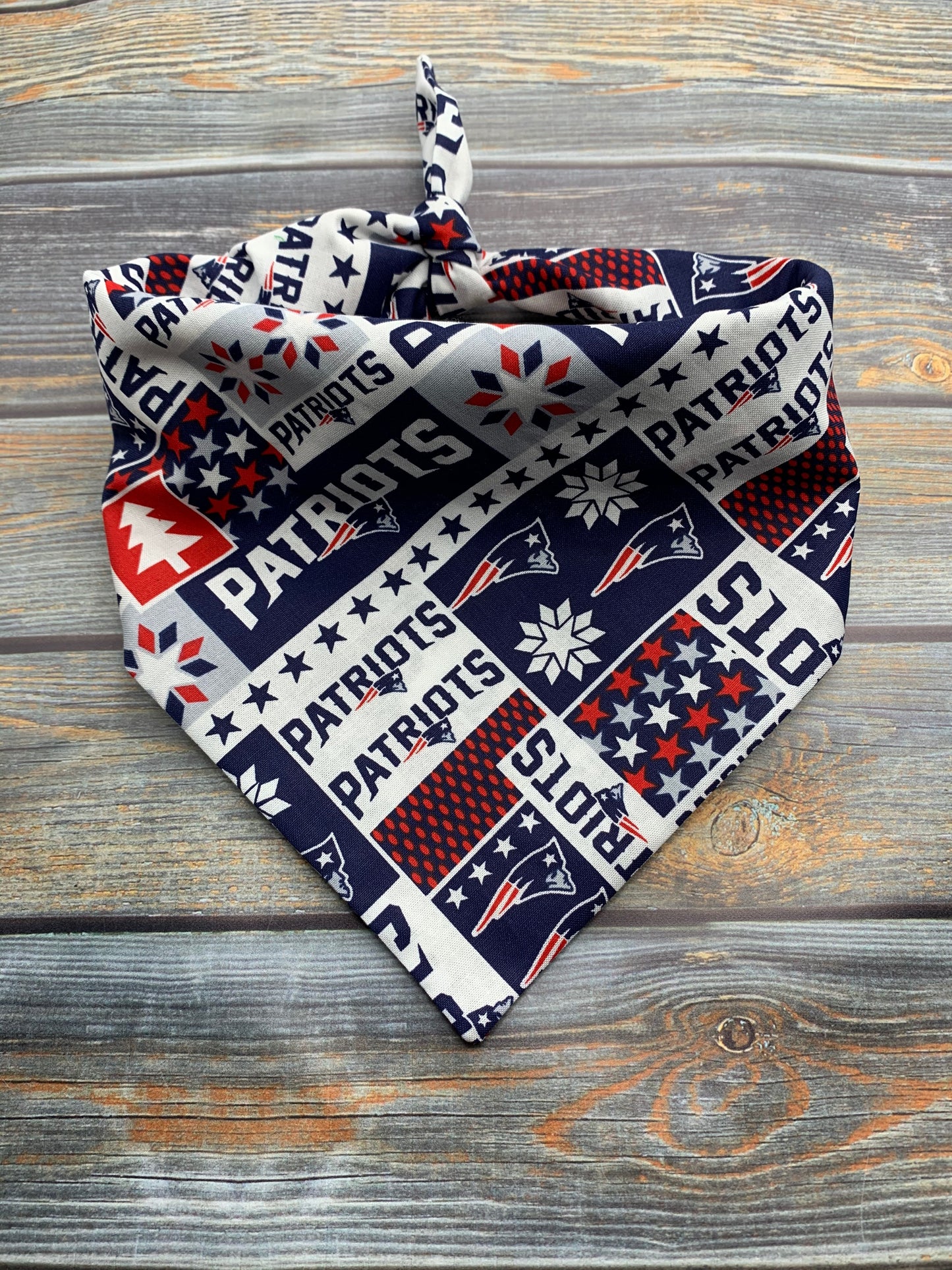 Holiday New England Patriots Dog Bandana
