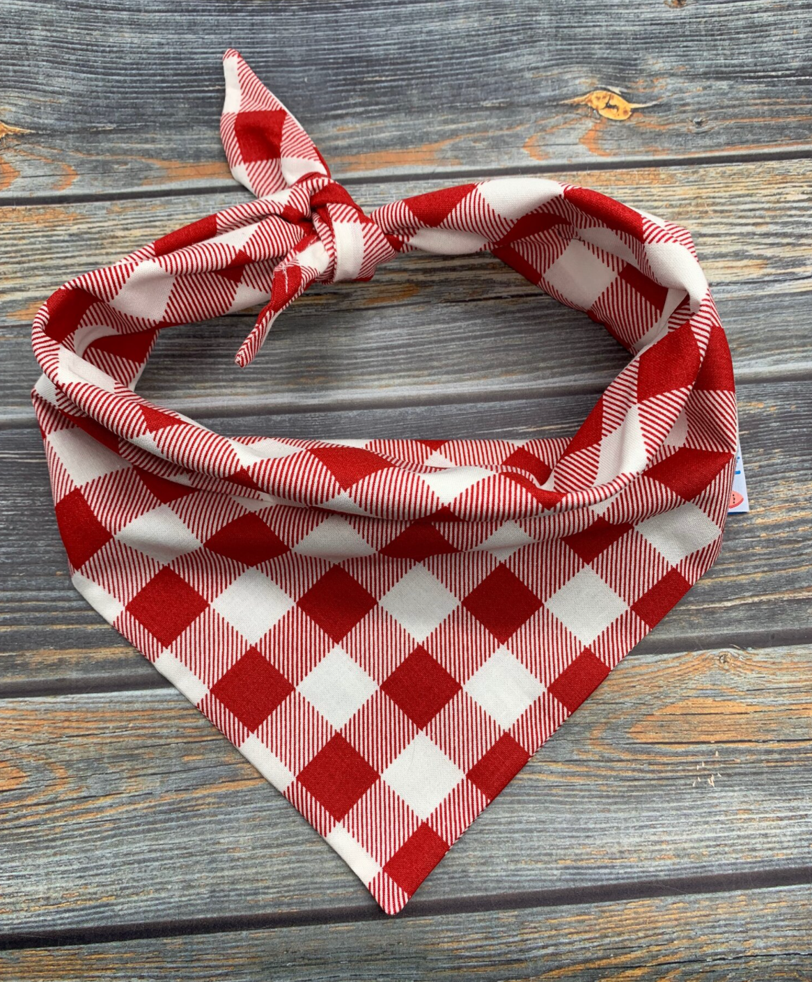 Picnic Gingham Dog Bandana