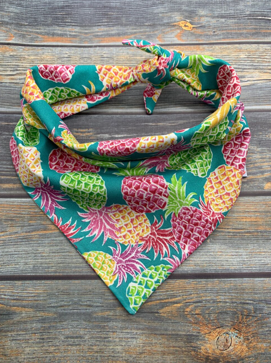 Pineapples Dog Bandana