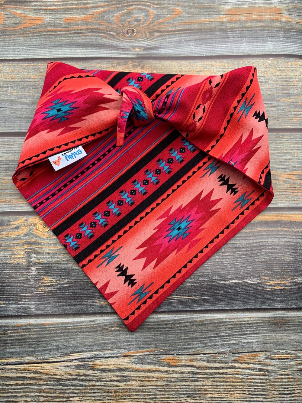 Pink Navajo Dog Bandana