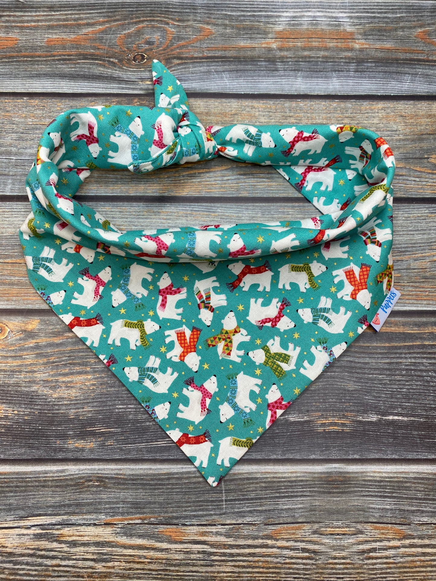 Polar Bear Party Dog Bandana