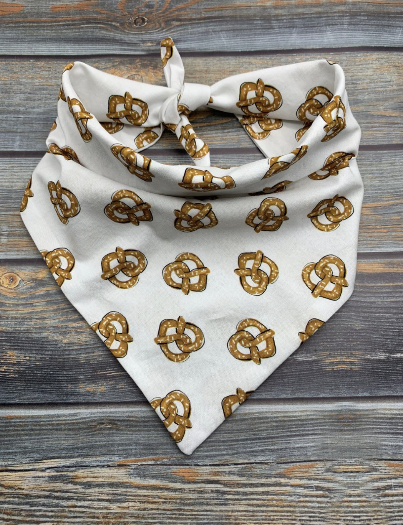 Pretzel Time Dog Bandana