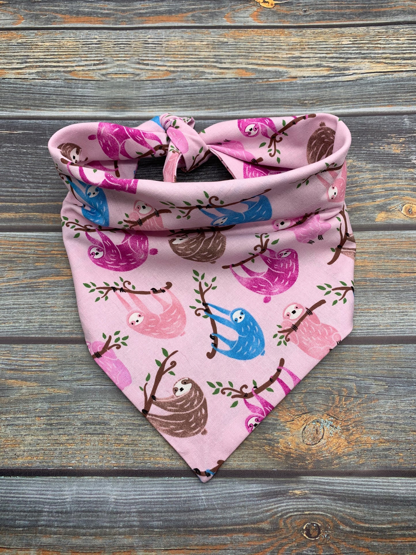 Sloth Life Dog Bandana