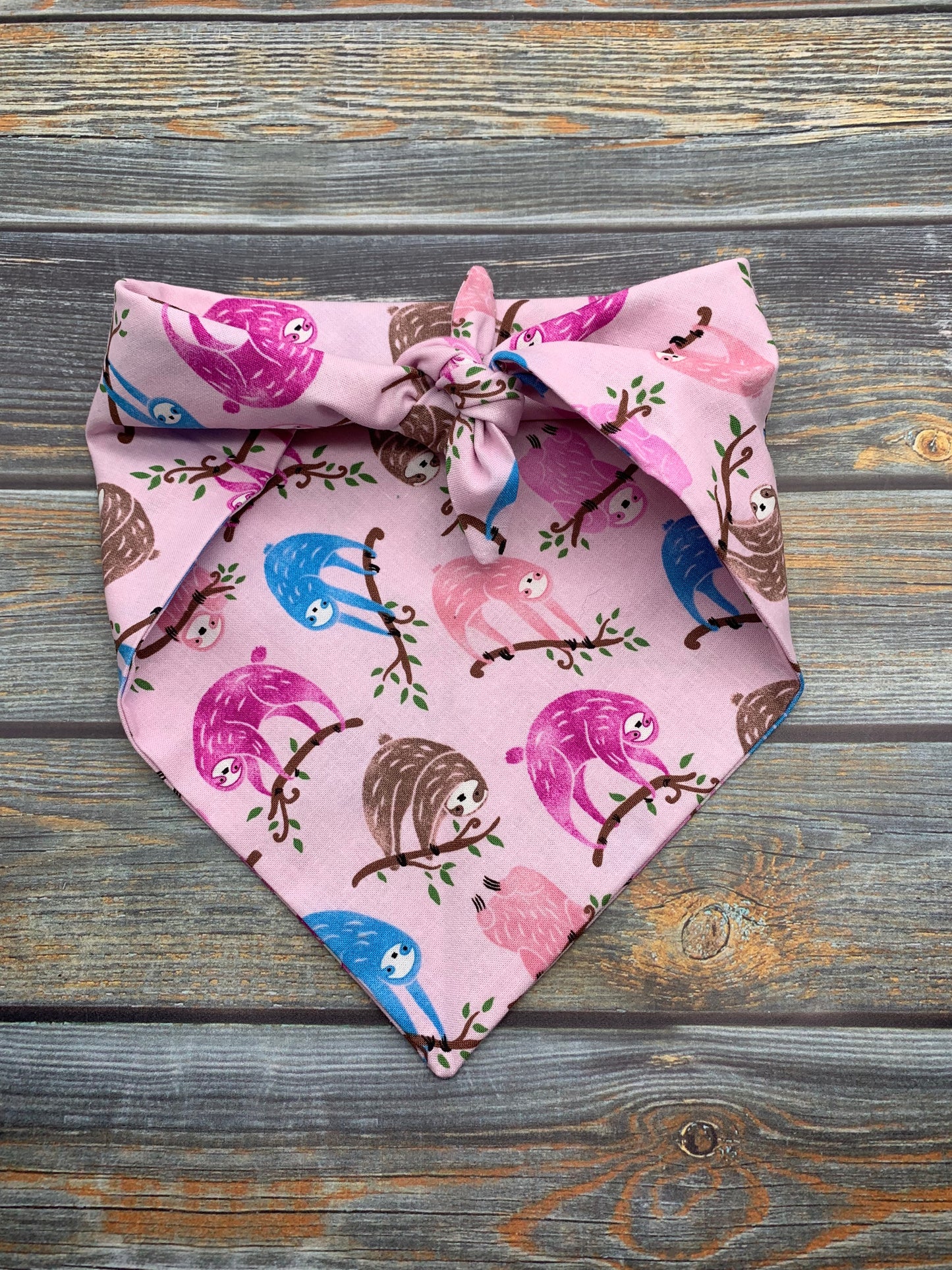 Sloth Life Dog Bandana
