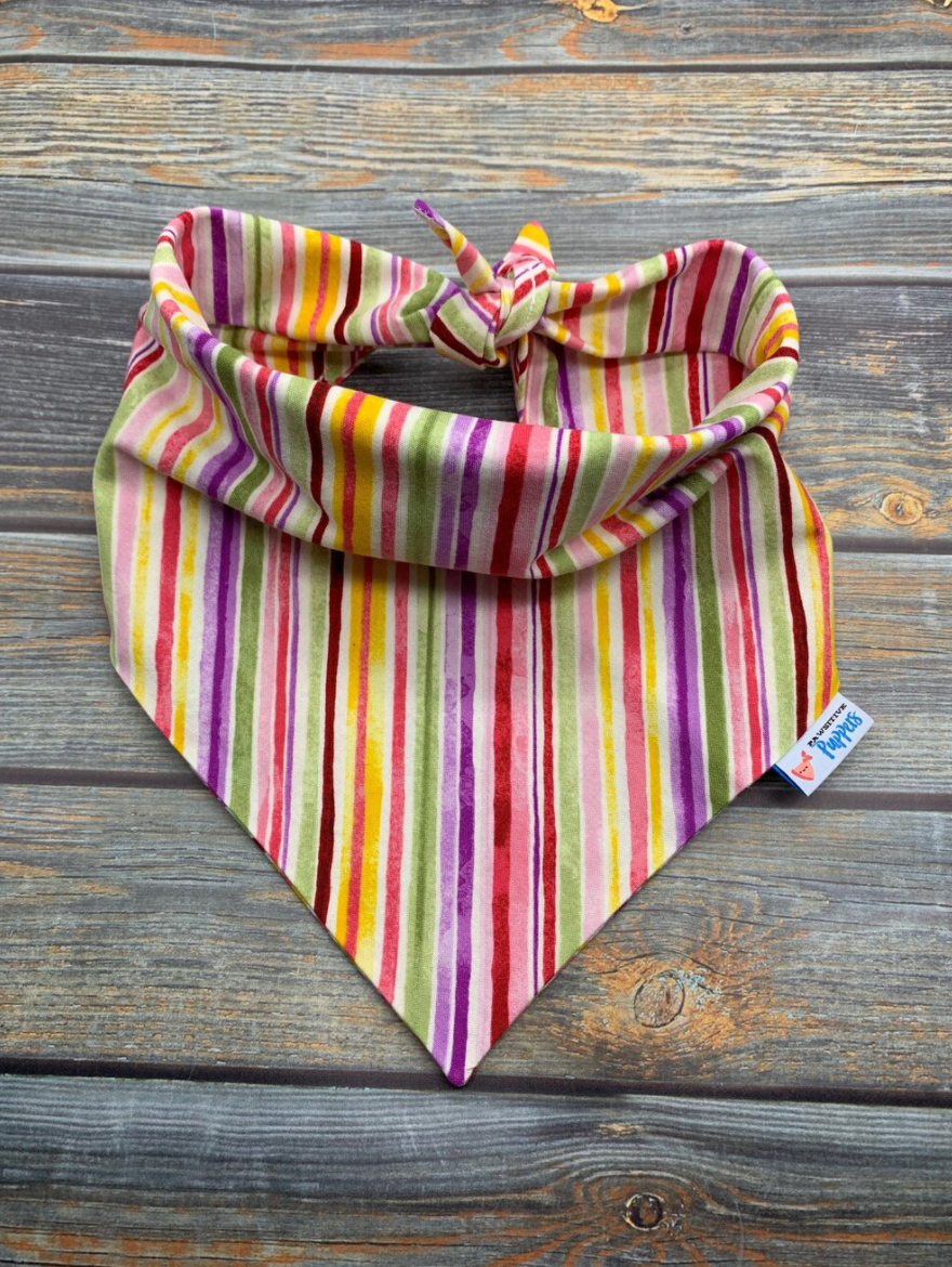 So Many Stripes Dog Bandana