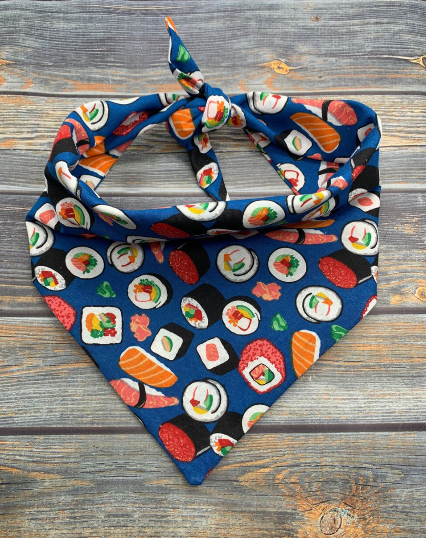 So Much Sushi Dog Bandana
