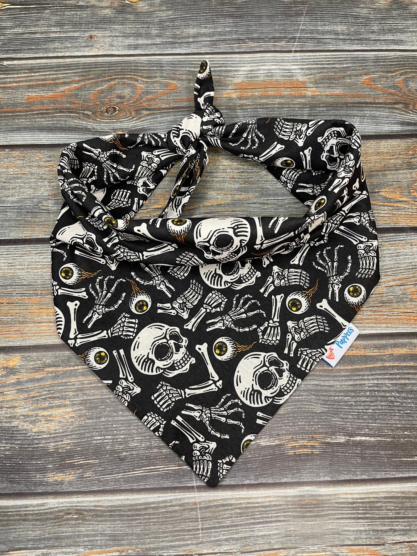 Spooky Scary Skeletons Dog Bandana
