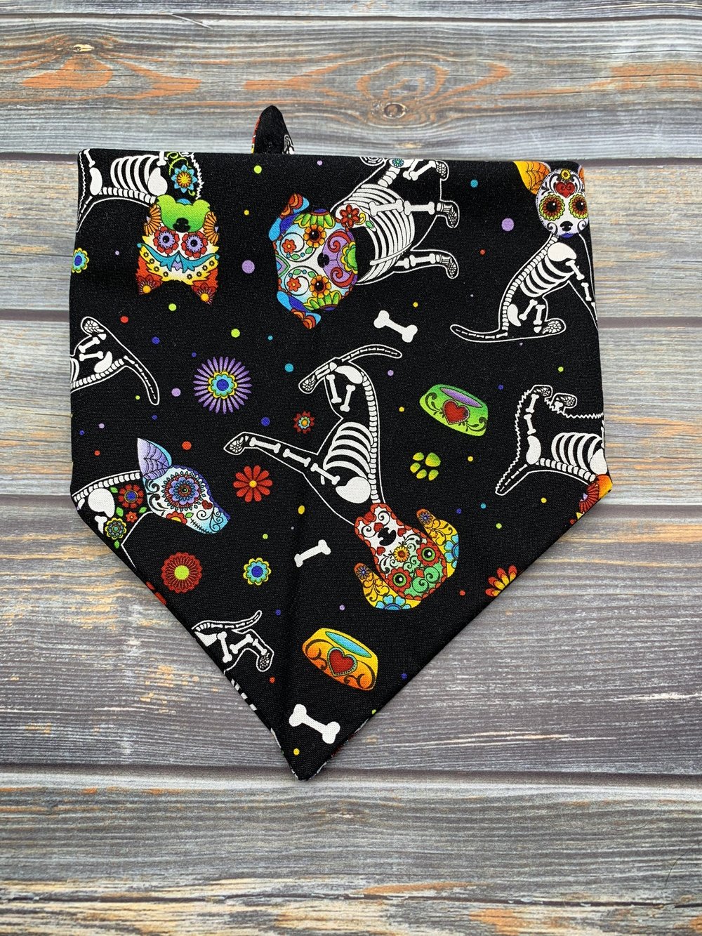 Sugar Skull Dogs Dog Bandana