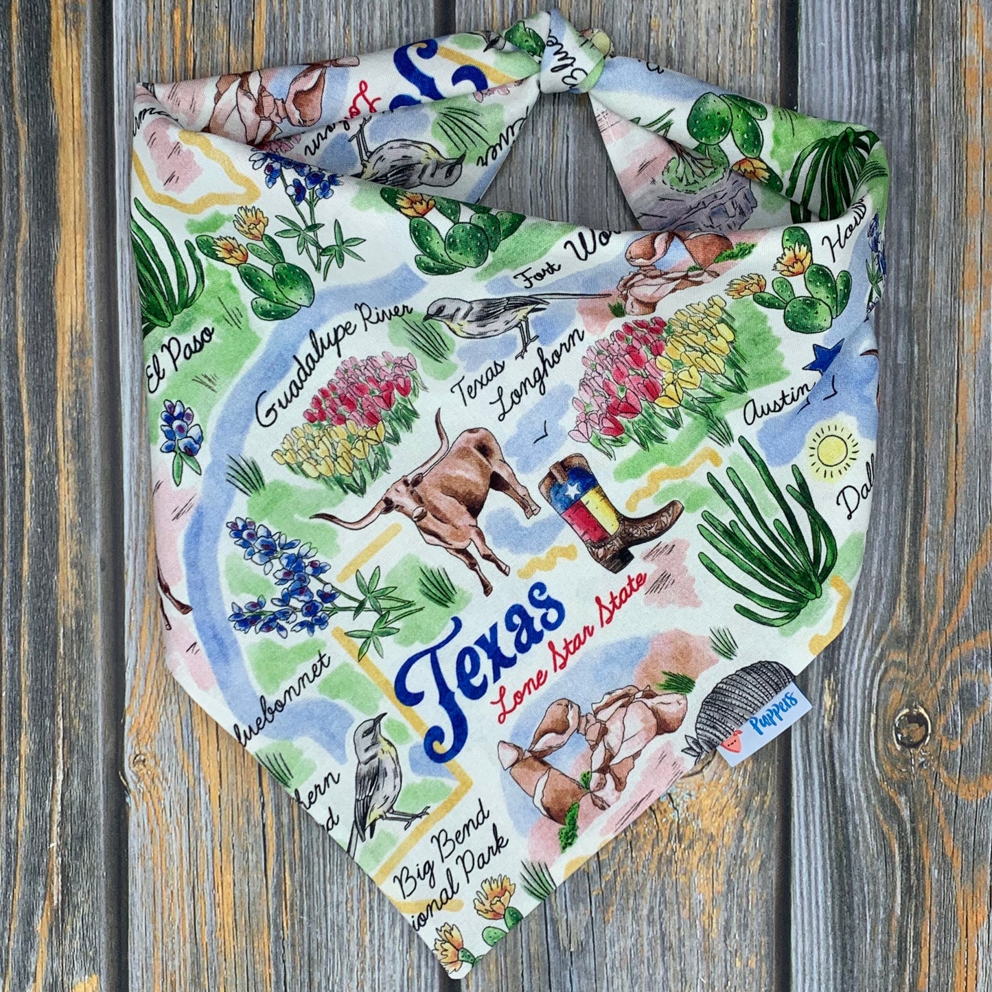Texas Dog Bandana