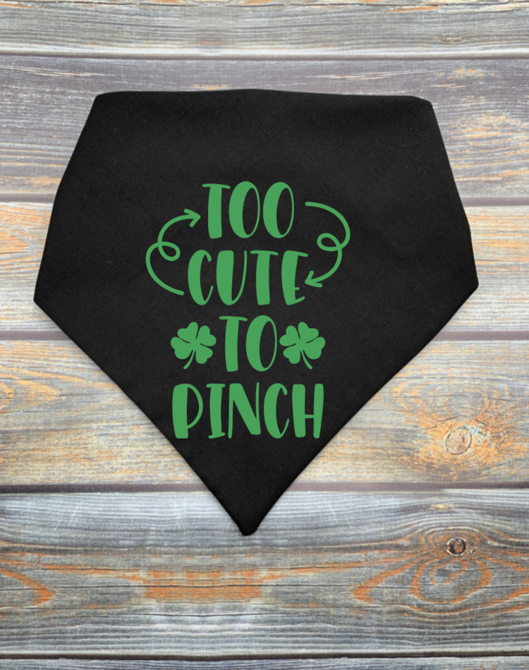 Too Cute to Pinch Dog Bandana