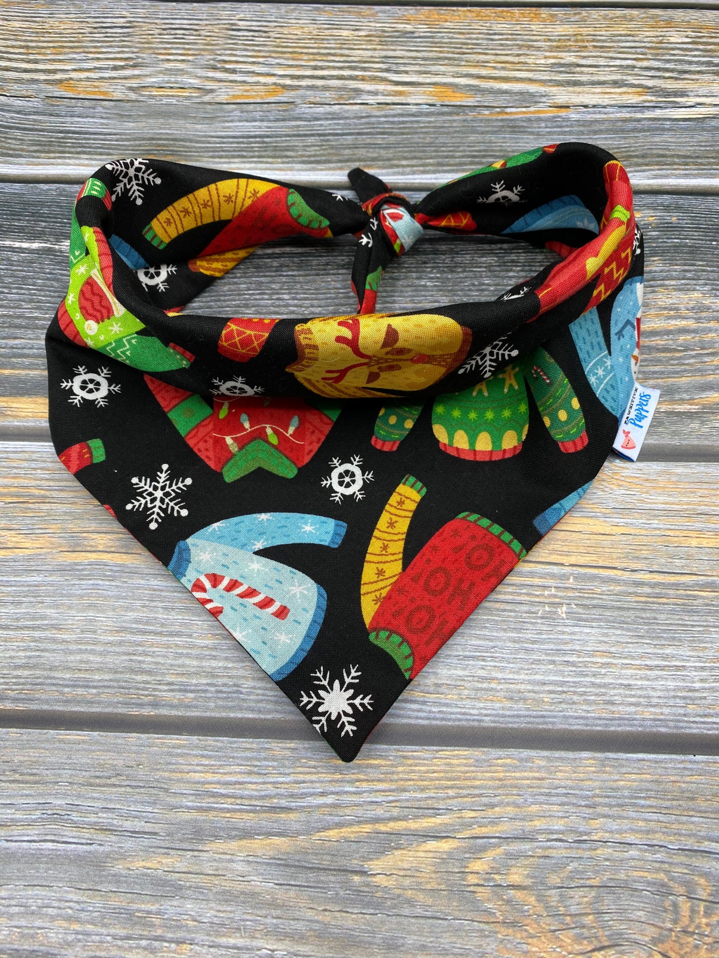 Ugly Sweater Party Dog Bandana