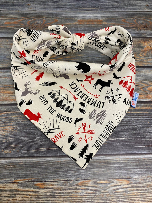 Adventure is Out There Dog Bandana