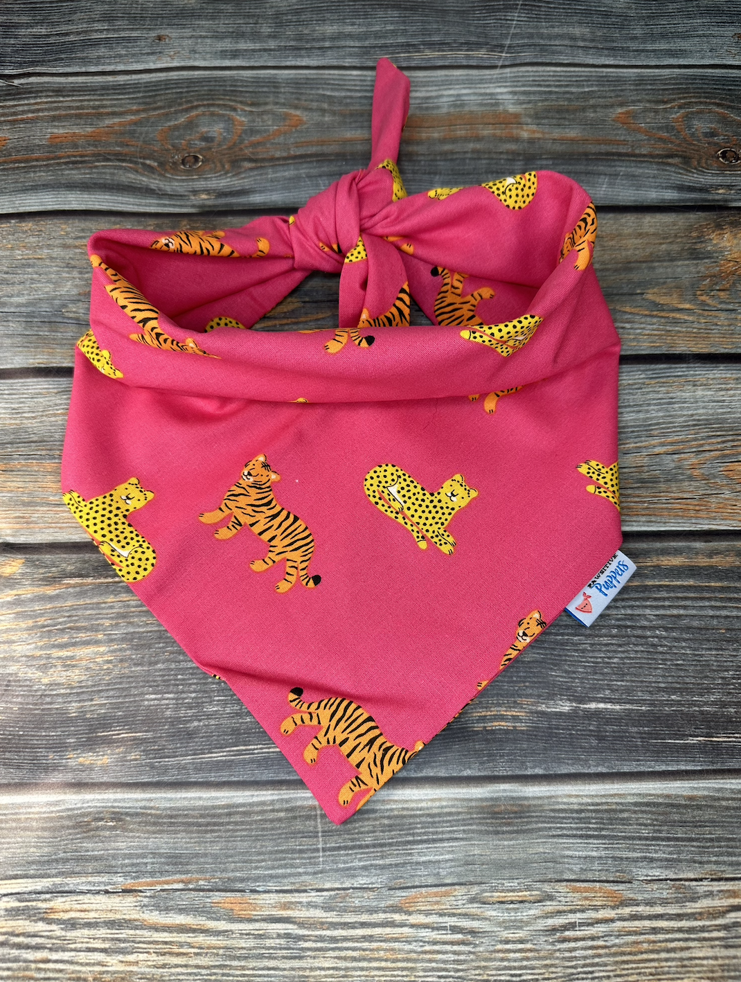 Cheetahs and Tigers Dog Bandana